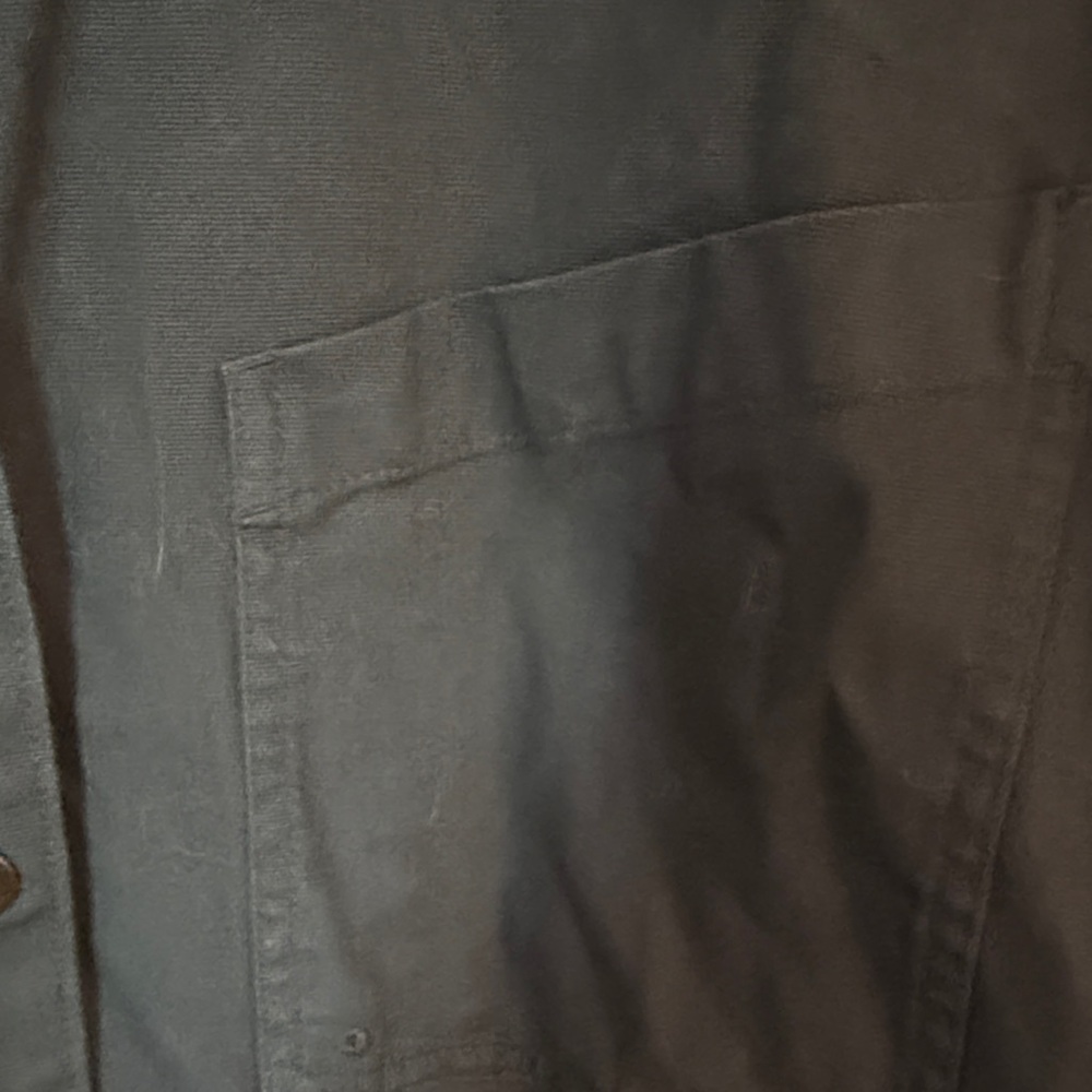 Duluth Trading Co. Blue/Gray Button-Up Work Shirt - Picture 4 of 14